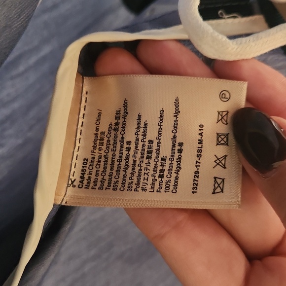 ☔️Scotch & Soda☔️ Hooded Rain Coat, blue, size 1 (S) - Picture 15 of 16